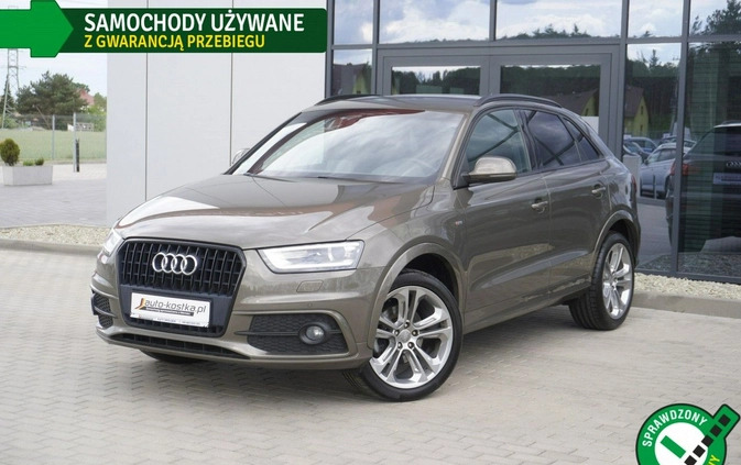 audi q3 Audi Q3 cena 69999 przebieg: 130690, rok produkcji 2014 z Lubniewice